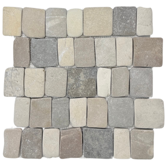 Stacked Pebble Mosaic