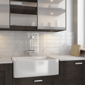 Carrara Flat Subway Tile - mosaics-4-you