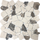 broken tile mosaic floor