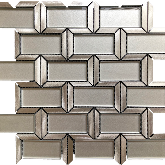 gold glass subway tile backsplash