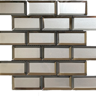 subway glass tile backsplash