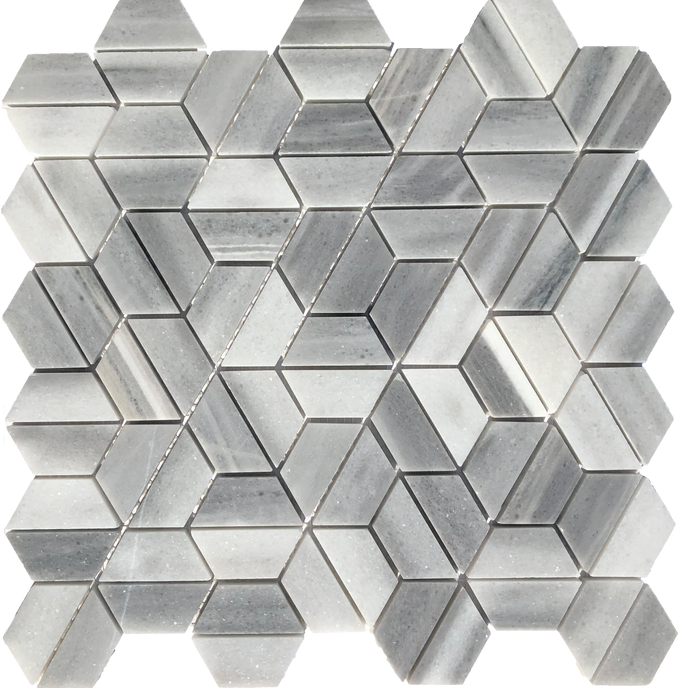 gray hexagon floor tile