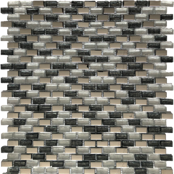brick tile fireplace