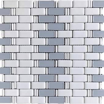 glass subway tile shower