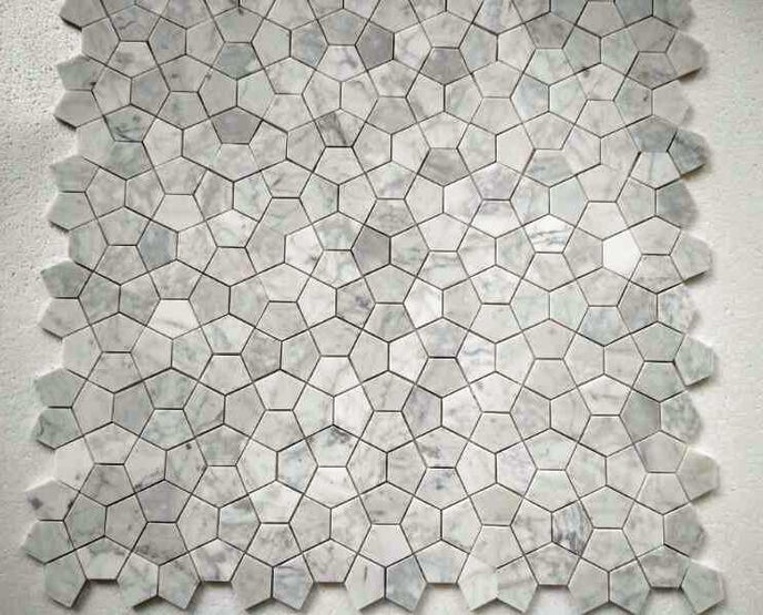 Carrara Pentagon - mosaics-4-you