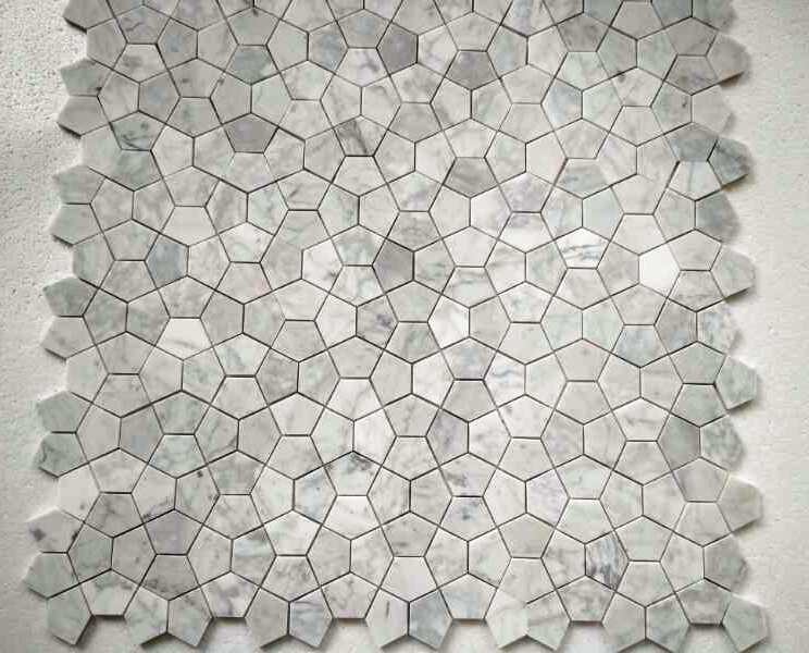 Carrara Pentagon - mosaics-4-you