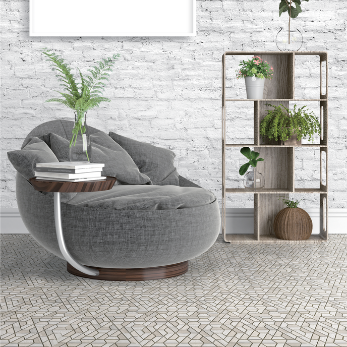 Sassari Ceramic Hexagon Mosaic Tile