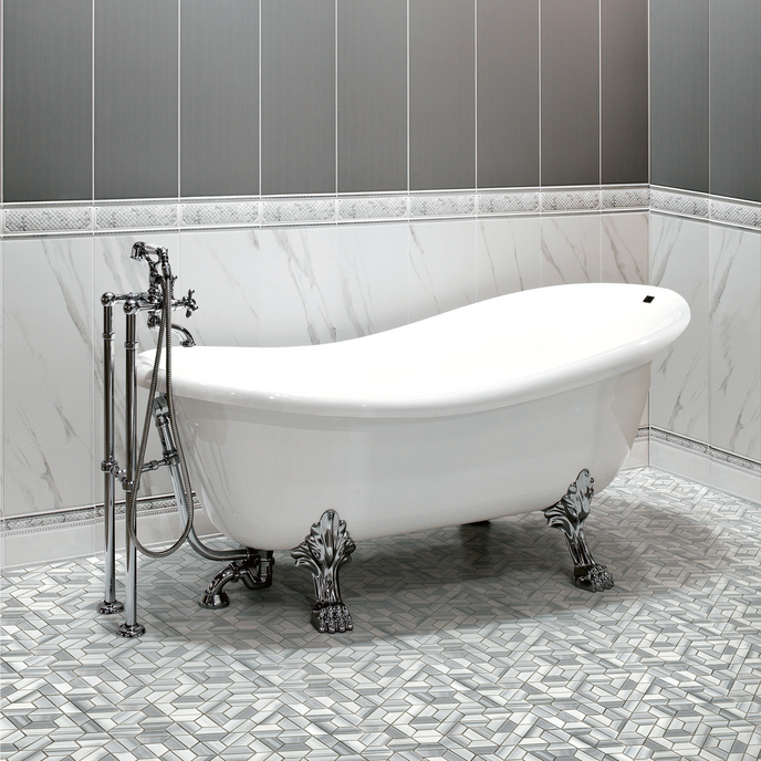 Skyfall Marmol Hex - MOSAICS4YOU