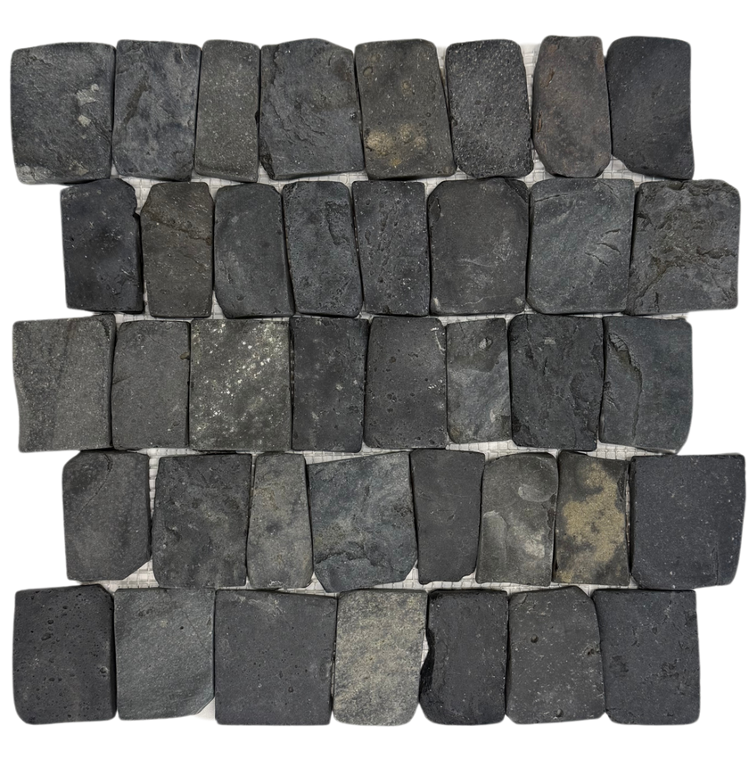 Stacked Pebble Mosaic