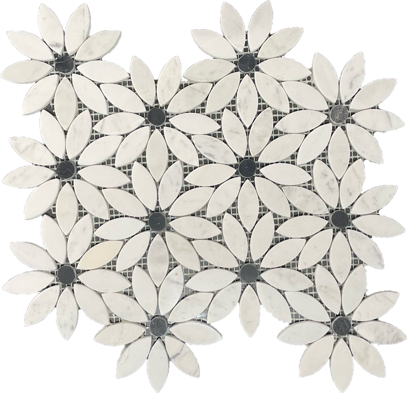 Felice Daisy Flower Mosaic