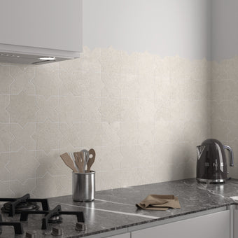 Elda White porcelain tile