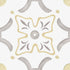 Llevant Yellow Flower 9x9 Porcelain Tile
