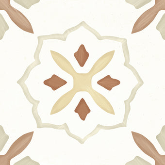 Llevant Clay Cross 9x9 Porcelain Tile