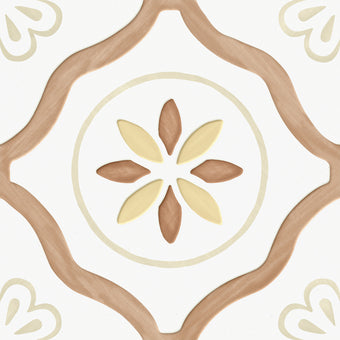 Llevant Clay Petals 9x9 Porcelain Tile