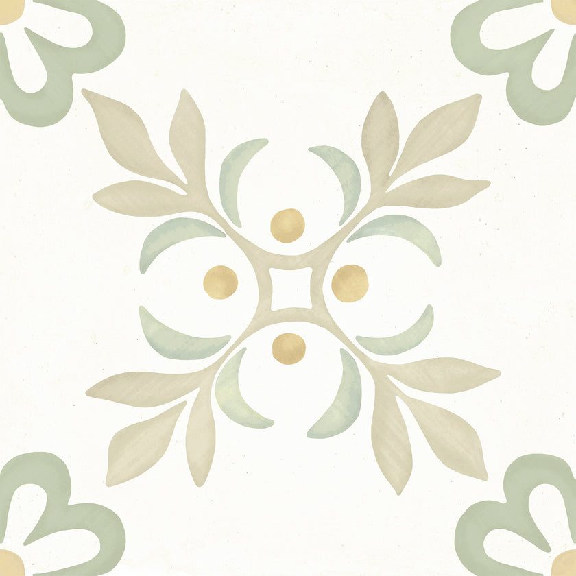 Llevant Taupe Garden 9x9 Porcelain Tile