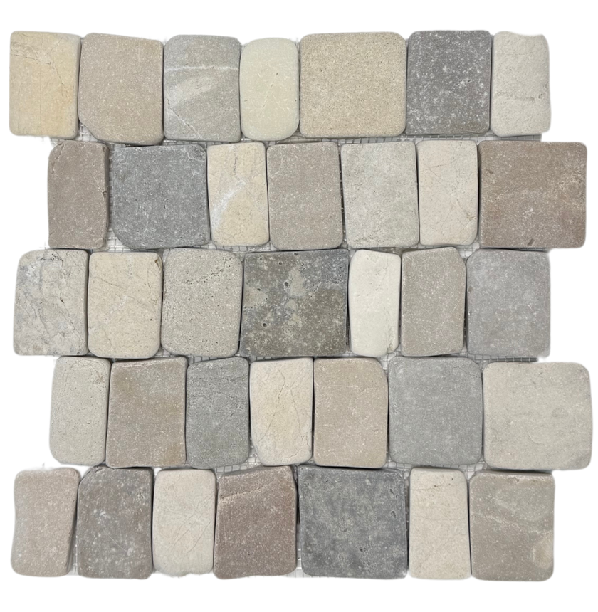 Stacked Pebble Mosaic