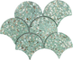 Terrazzo Fan/Scallop