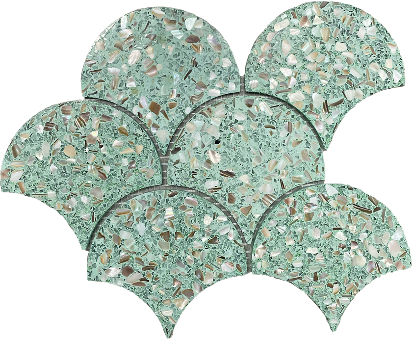 Terrazzo Fan/Scallop