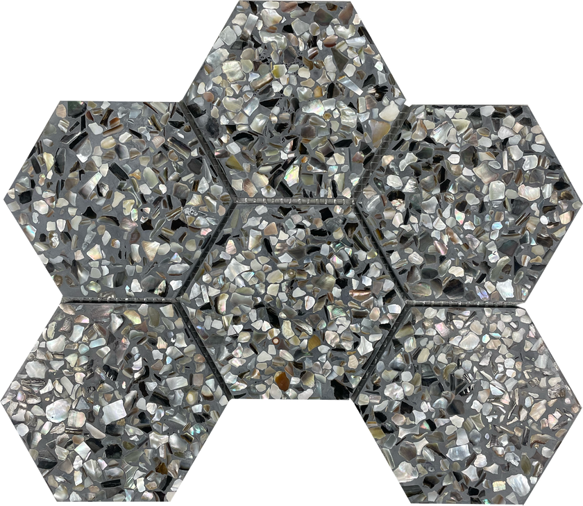 Terrazzo Hexagons