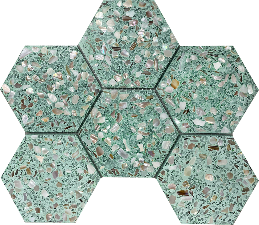 Terrazzo Hexagons