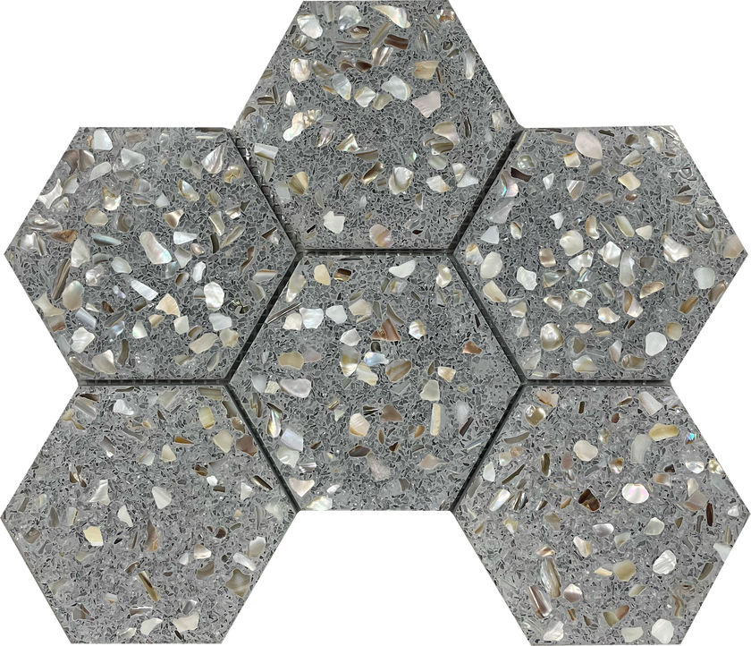 Terrazzo Hexagons