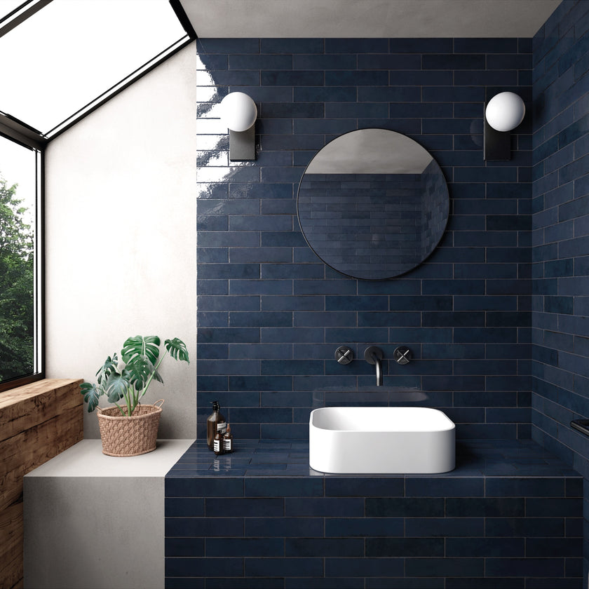 Tribeca Blue Note 2.5x10 Porcelain Tile