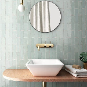 Tribeca Sea Glass Mint 2.5x10 Porcelain Tile
