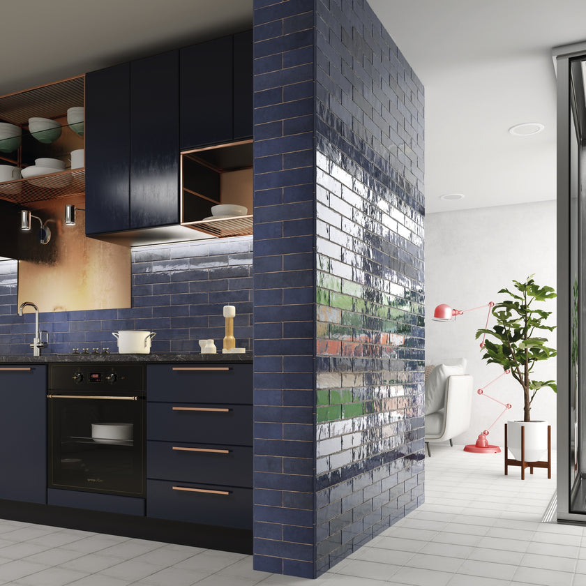 Tribeca Blue Note 2.5x10 Porcelain Tile