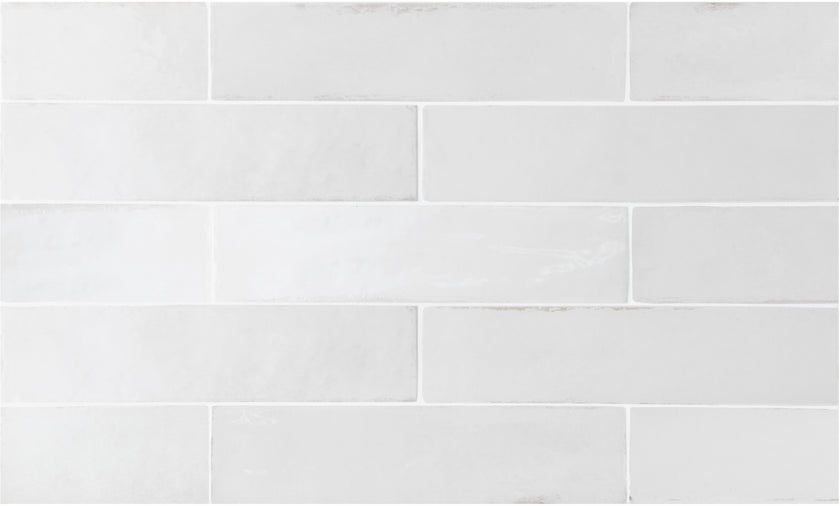 Tribeca Gypsum White 2.5x10 Porcelain Tile