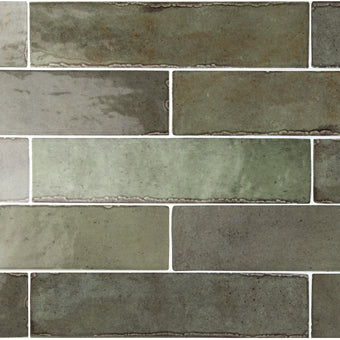 Tribeca Sage Green 2.5x10 Porcelain Tile