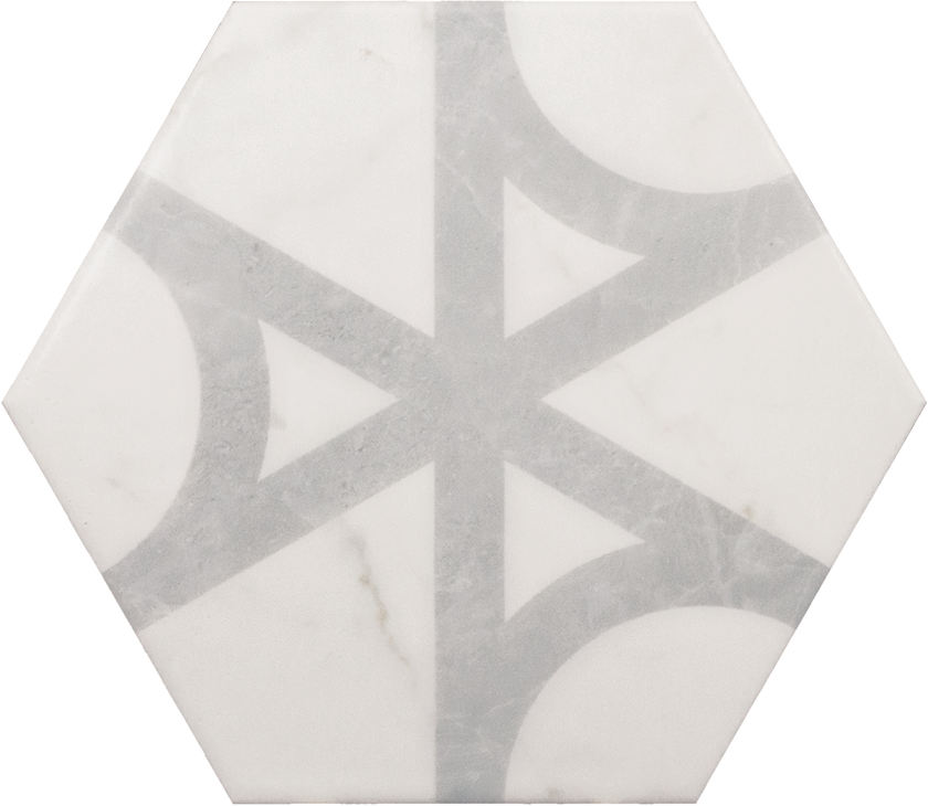 Carrara Hexagon Flow - mosaics-4-you