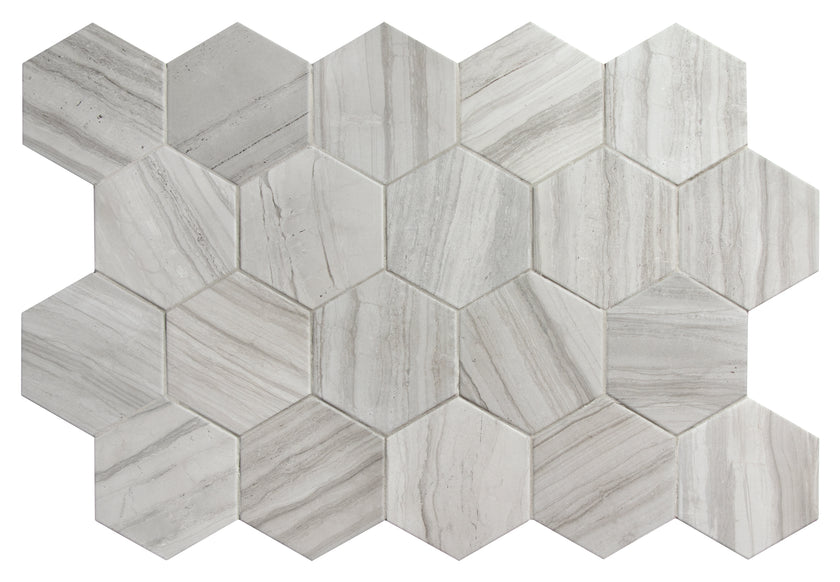 Lithos Porcelain Hexagon