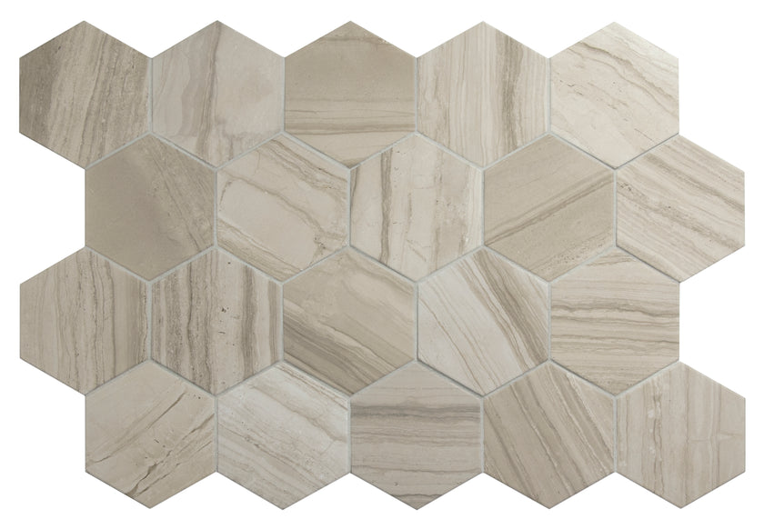 Lithos Porcelain Hexagon