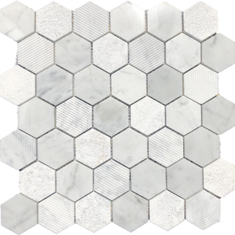 Carrara Hexagon Structured