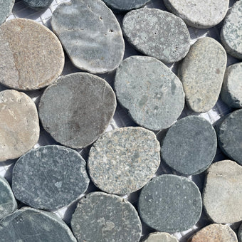 Sumatra Flat Mix Pebble - MOSAICS4YOU