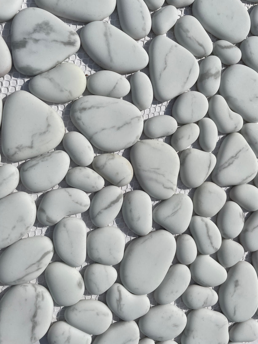 Pebble Bianco - MOSAICS4YOU