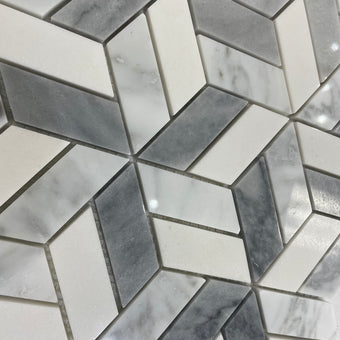 Treviso Bianco Gris Hex