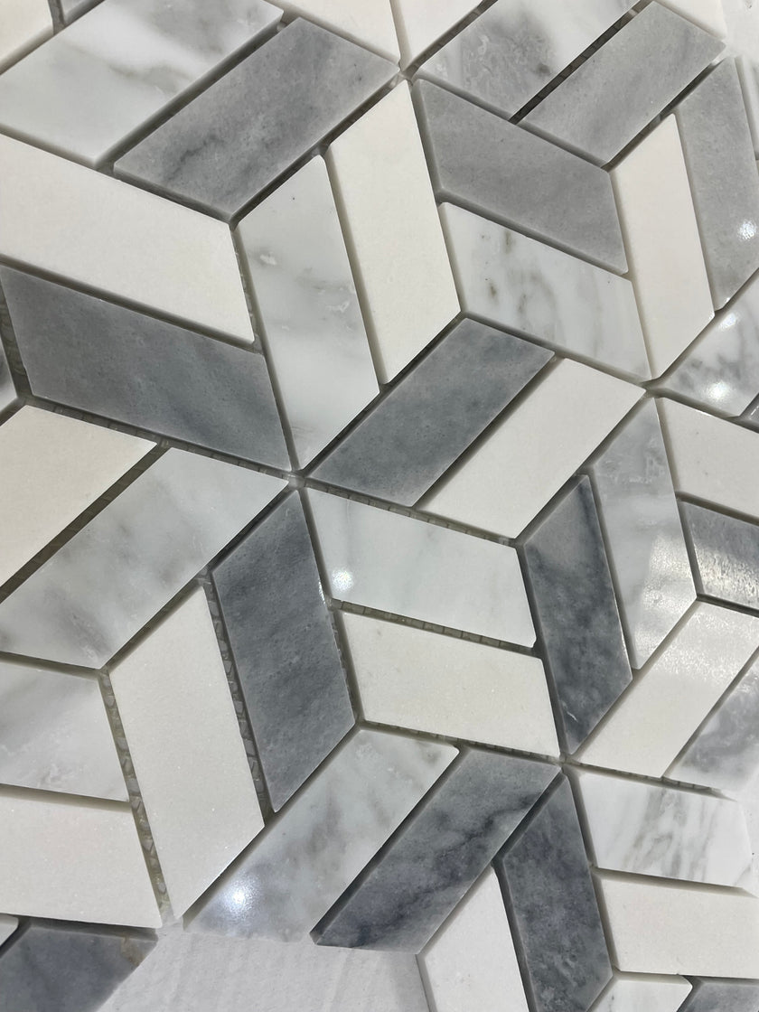 Treviso Bianco Gris Hex