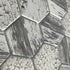White Crackle Hex - MOSAICS4YOU