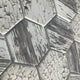 White Crackle Hex - MOSAICS4YOU