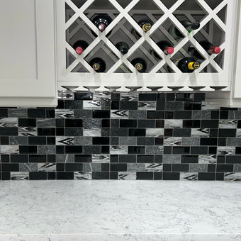 Cheever Place Black Glass