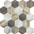 Legno Wood Hex - MOSAICS4YOU