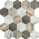 Legno Wood Hex - MOSAICS4YOU