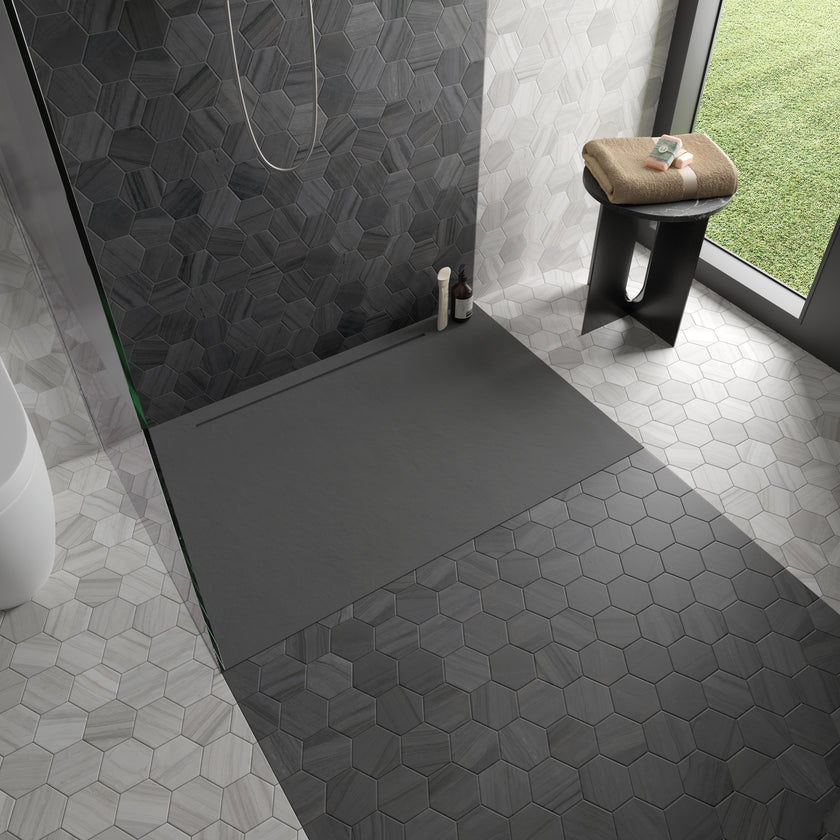 Lithos Porcelain Hexagon