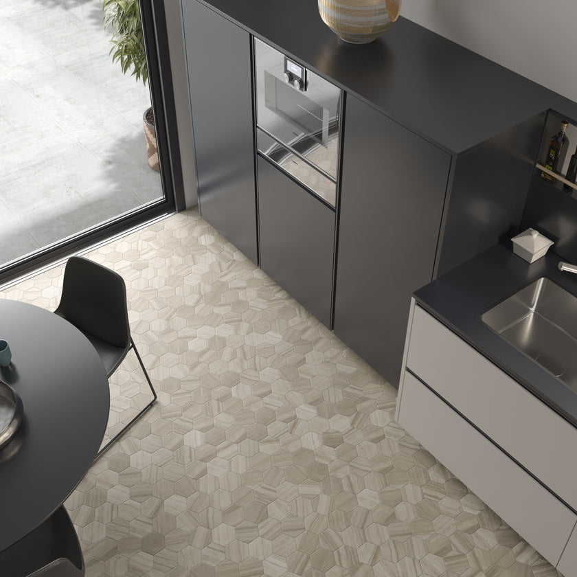 Lithos Porcelain Hexagon