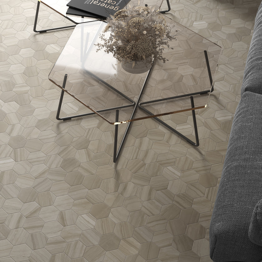 Lithos Porcelain Hexagon