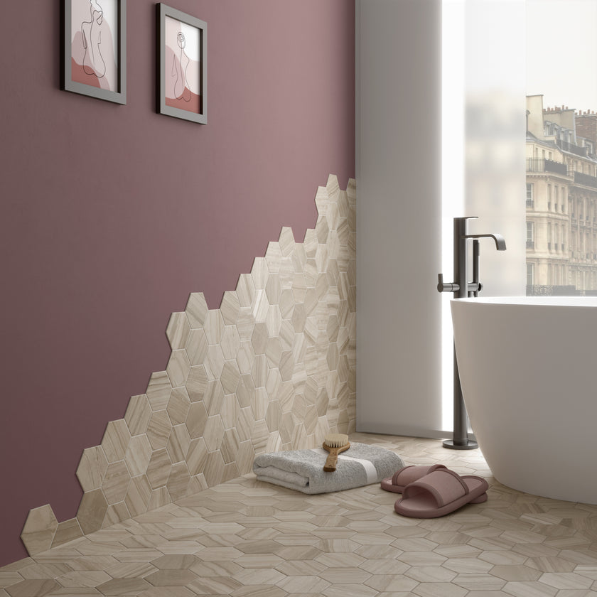 Lithos Porcelain Hexagon