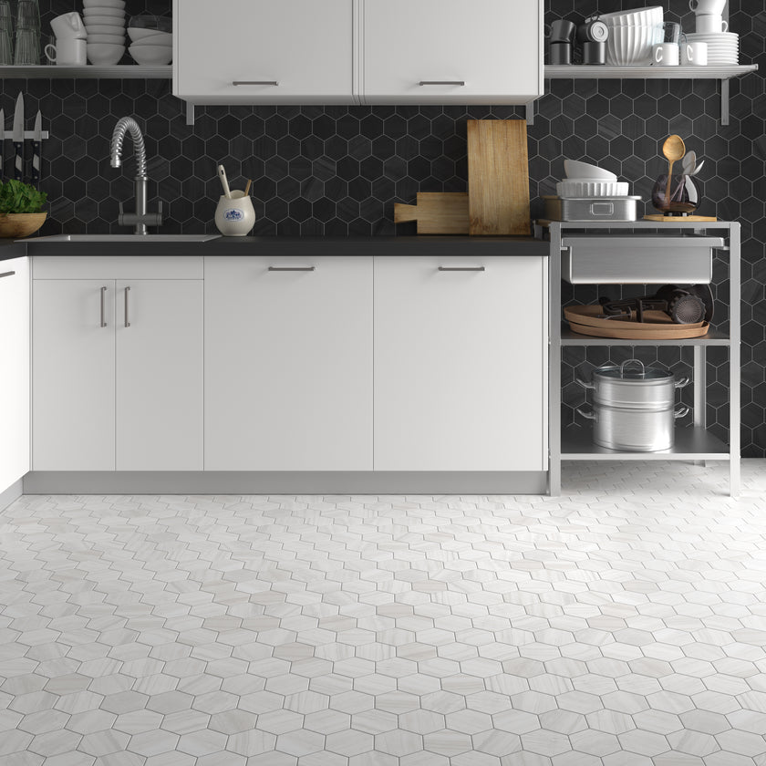 Lithos Porcelain Hexagon