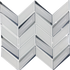 Urbania Bianco Chevron - MOSAICS4YOU