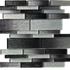 black and white glass mosaic tile
